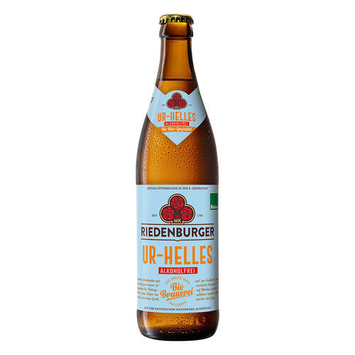 RIEDENBURGER Piwo lager bezalkoholowe (500ml) - BIO