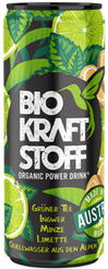 BIOKRAFTSTOFF Napój orzeźwiający zielona herbata - imbir o smaku limonkowo - miętowym  (250 ml) - BIO