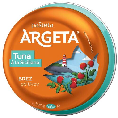 ARGETA Pasta z tuńczyka bezglutenowa a'la Siciliana (95 g) 