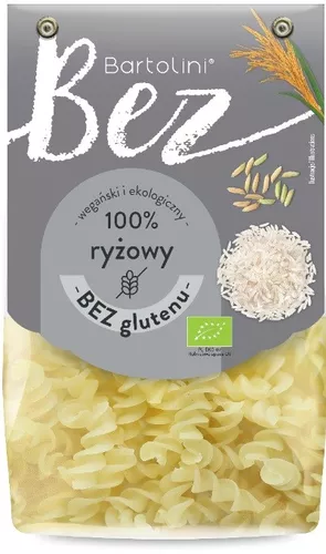 BARTOLINI Makaron ryżowy świderki, bezglutenowy (250g) - BIO