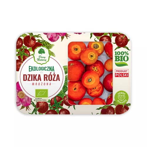 ***DARY NATURY Dzika róża mrożona (120 g) - BIO