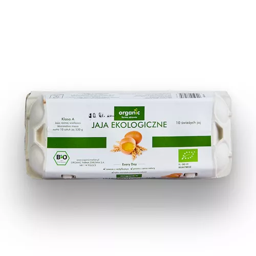 *ORGANIC Jaja kurze z chowu ekologicznego "0" (1opak./10szt.) - BIO