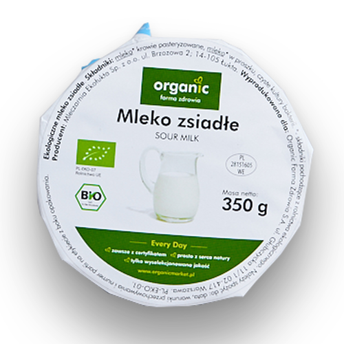 *ORGANIC Mleko zsiadłe ekologiczne (350g) - BIO