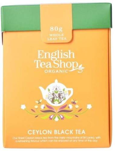 ENGLISH TEA SHOP Herbata sypana czarna Ceylon BIO 80 g