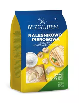 BEZGLUTEN Ciasto naleśnikowo-makaronowo-pierogowe bezglutenowe niskobiałkowe PKU (500g)