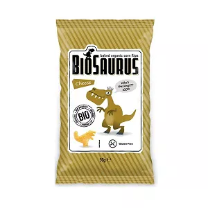 BIOSAURUS Chrupki kukurydziane z serem (50g) - BIO