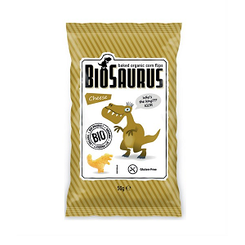 BIOSAURUS Chrupki kukurydziane z serem (50g) - BIO