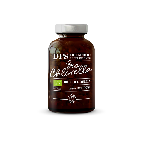 DIET-FOOD Chlorella [algi morskie] 375 tabletek (150g) - BIO