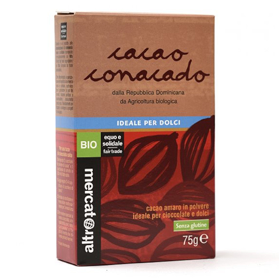 ALTROMERCATO Kakao w proszku fair trade bezglutenowe 75g - BIO