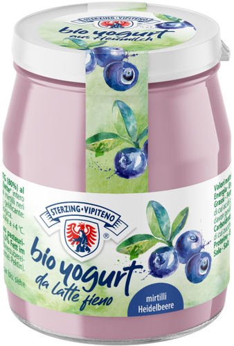 *STERZING-VIPITENO Jogurt borówkowy z mleka siennego bezglutenowy (150g) - BIO