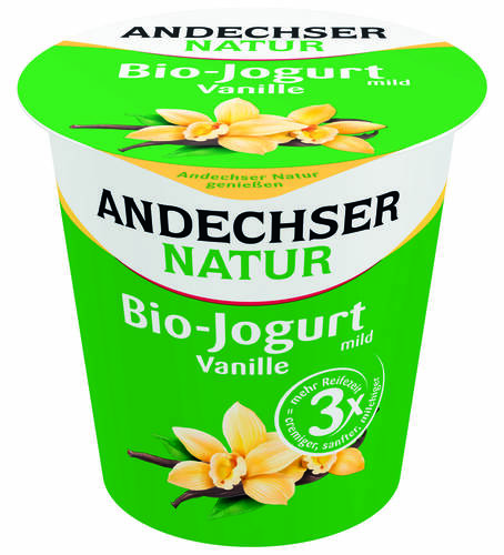 *ANDECHSER Jogurt ekologiczny waniliowy 3,8% tł. (150g) - BIO