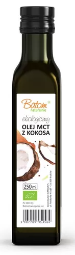 BATOM Olej MCT z kokosa (250 ml) - BIO