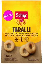 SCHAR Przekąska z oliwą z oliwek bezgluten - Taralli (120g)