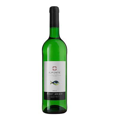 (18+) Wino białe Il Ponte Pinot Grigio - wytrawne 0,75l - BIO