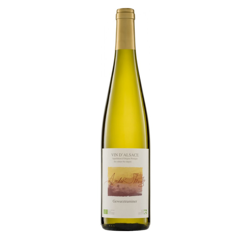 (18+) Wino białe Vin D'Alsace gewurztraminer - półsłodkie 0,75l - BIO