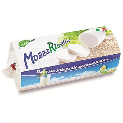 *RISELLA Mozzarella wegańska z ryżu pełnoziarnistego kiełkowanego (200g) - BIO (f)