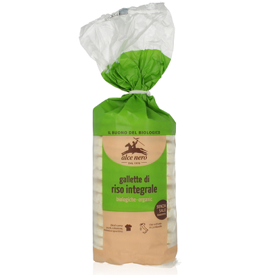 ALCE NERO Wafle ryżowe pełnoziarniste (100g) - BIO
