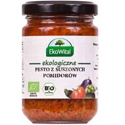 EKOWITAL Pesto z pomidorów suszonych na słońcu (140g) - BIO