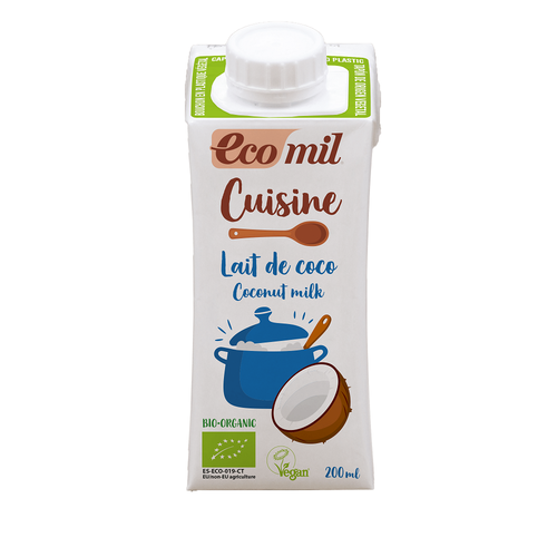 ECOMIL Zagęszczony produkt kokosowy (200ml) - BIO