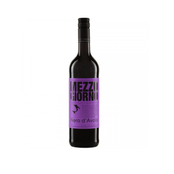(18+) Wino czerwone Mezzo Giorno - wytrawne 0,75l - BIO (e)