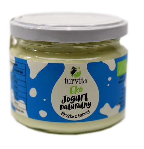*TURVITA Jogurt naturalny  (250 g) - BIO (dostępność: pn.-pt.)