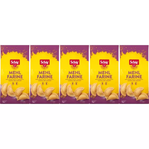 5x SCHAR Mąka uniwersalna bezglutenowa - Mehl Farine (1kg) (zbiorcze)