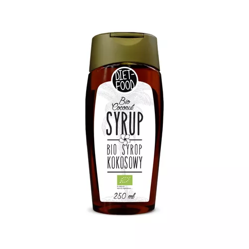 DIET-FOOD Syrop kokosowy ekologiczny (250ml) - BIO