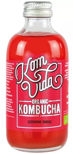 *KOMVIDA Kombucha Czerwone owoce (250ml) - BIO