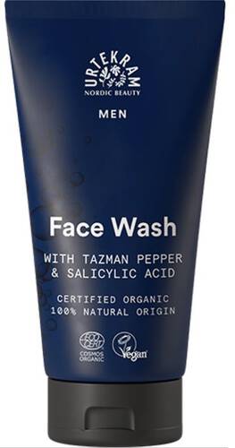 URTEKRAM  Żel do mycia twarzy dla mężczyzn (150 ml) - BIO
