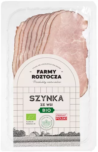 *FARMY ROZTOCZA Szynka ze wsi w plastrach (100 g) - BIO