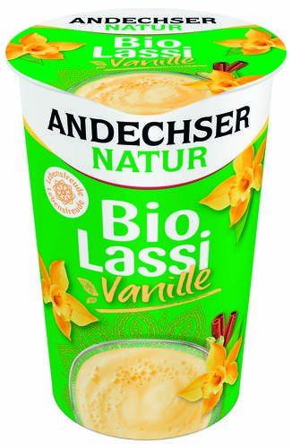 *ANDECHSER Jogurt pitny Lassi wanilia 3,5% tłuszczu (250 g) - BIO