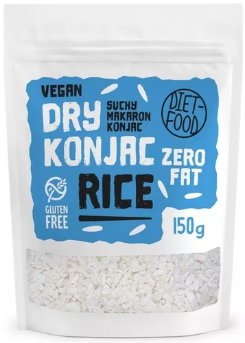 DIET FOOD Makaron shirataki konjac ryż suchy (150 g)