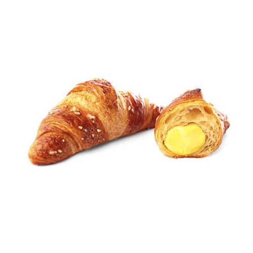DELIFRANCE Croissant z kremem waniliowym cytrynowym (48/90 g)  (wypiekany na miejscu) (f)