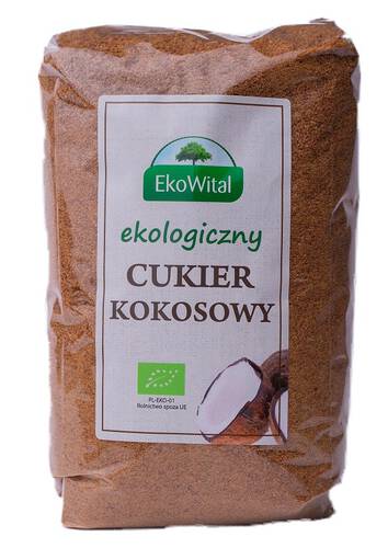 EKOWITAL Cukier kokosowy ekologiczny (1kg) - BIO