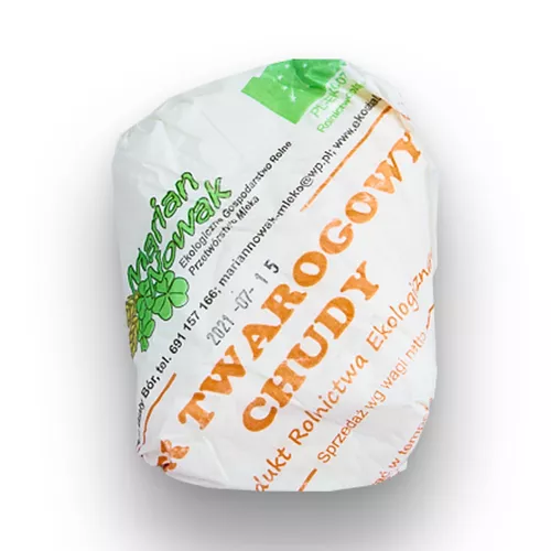 *NOWAK Twaróg ekologiczny chudy (500g) - BIO (f)