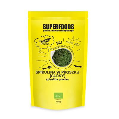 SUPERFOODS Spirulina sproszkowana [glony] (200g) - BIO