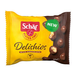 SCHAR Chrupiące kulki w czekoladzie, bezglutenowe Delishios (37g)