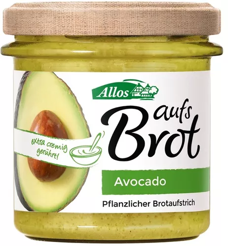 ALLOS Pasta kremowa z avocado bezglutenowa (140g) - BIO