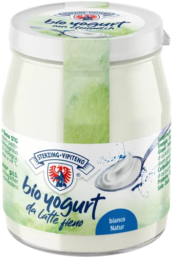 *STERZING-VIPITENO Jogurt naturalny z mleka siennego bezglutenowy (3,5 % tłuszczu) (150 g) - BIO