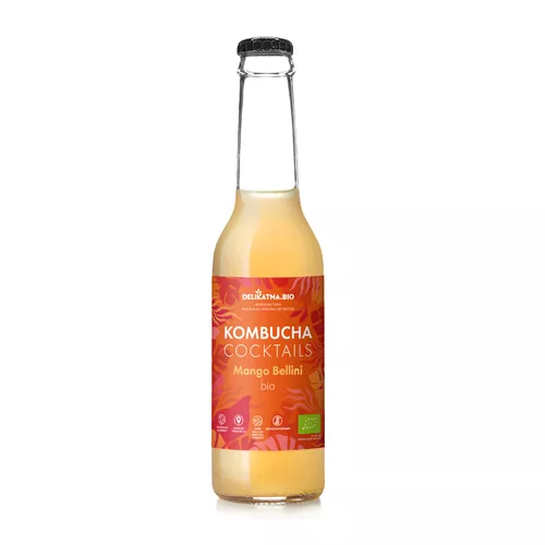 *DELIKATNA Kombucha koktajlowa mango bellini (270 ml) - BIO