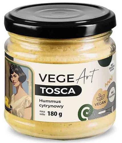 VEGE ART Hummus cytrynowy TOSCA (180g)