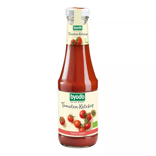 BYODO Ketchup pomidorowy, bezglutenowy (500ml) - BIO