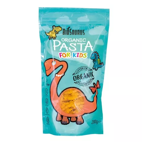 BIOSAURUS Makaron dla dzieci bezglutenowy (200g) - BIO