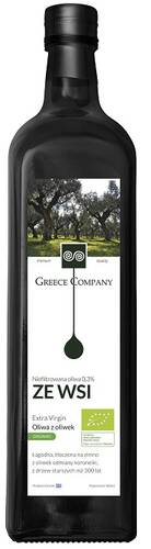 GREECE COMPANY Oliwa z oliwek extra virgin ze wsi niefiltrowana (500 ml) - BIO