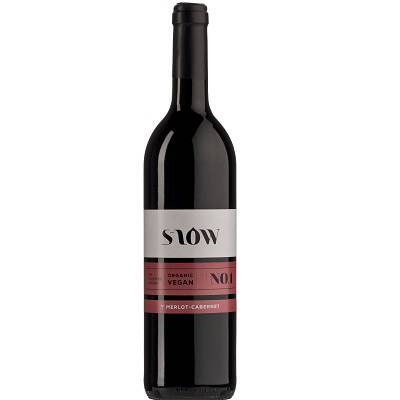 (18+) Wino czerwone wytrawne S-low merlot cabernet 0,75l - BIO