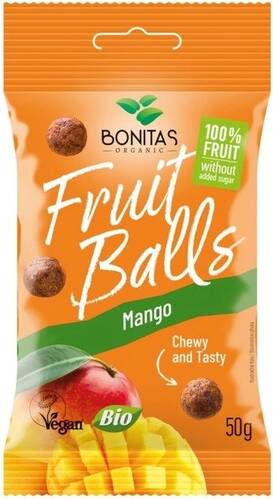 BONITAS Kulki owocowe z mango (50 g) - BIO