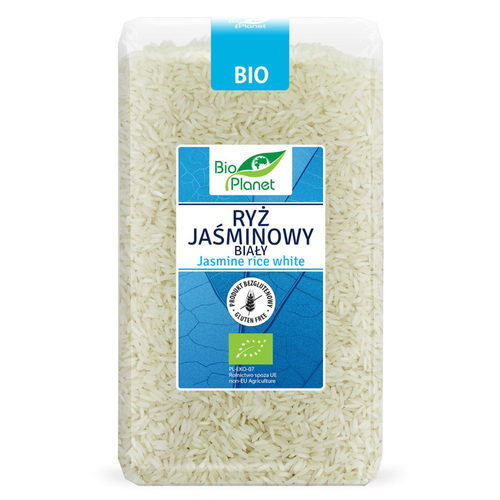 BIO PLANET Ryż jaśminowy biały, ekologiczny (1kg) - BIO