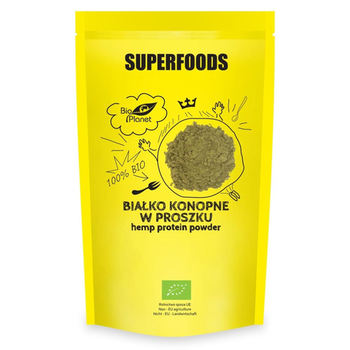 SUPERFOODS Białko konopne w proszku, ekologiczne (150g) - BIO