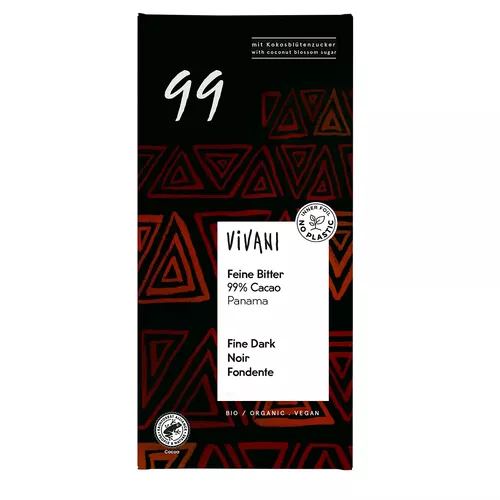 VIVANI Czekolada gorzka 99% kakao (80g) - BIO