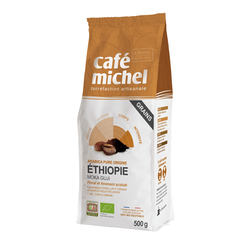 CAFE MICHEL Kawa mielona arabica 100% moka guji Etiopia (250g) - BIO Fair Trade